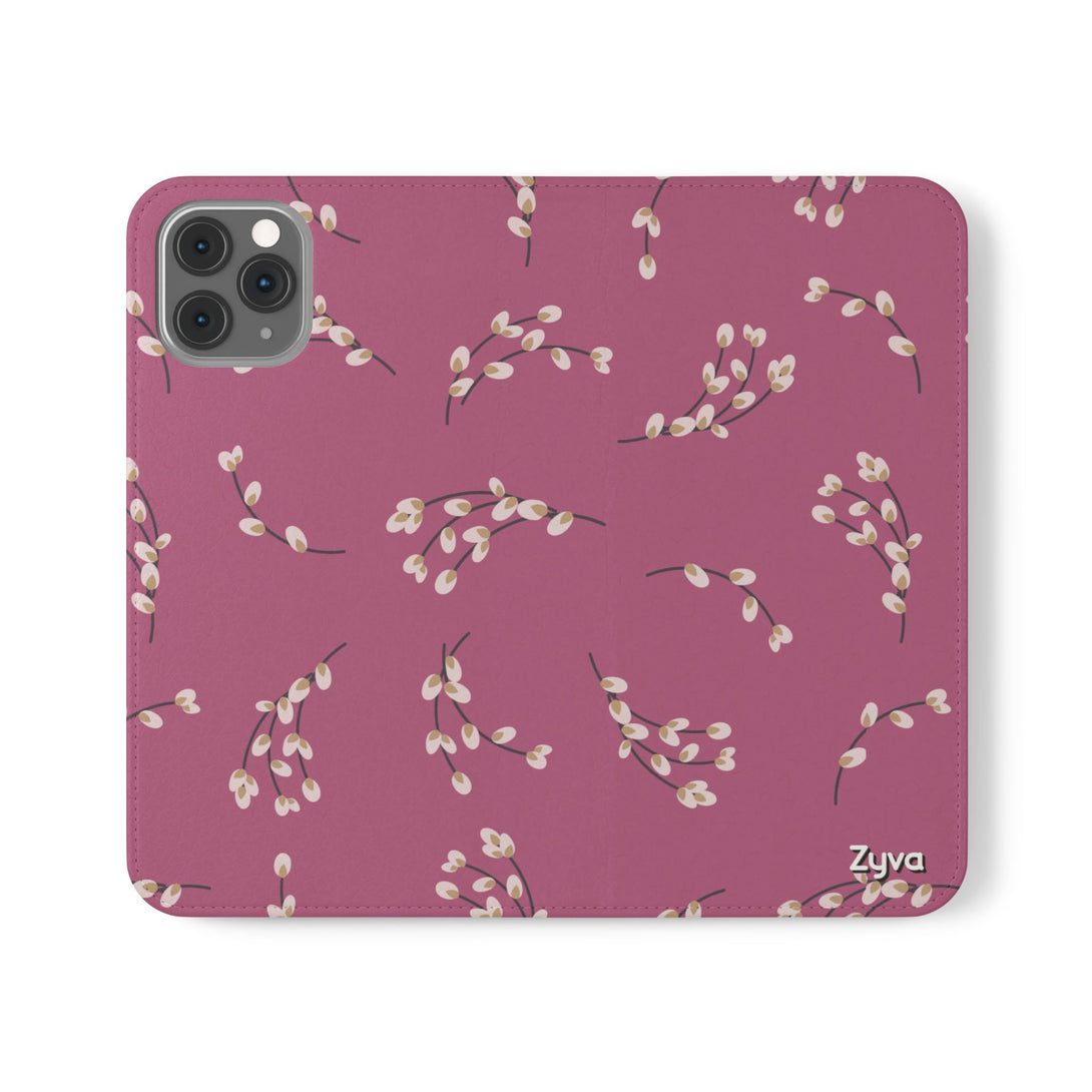 Blush Bloom Phone Folio Case