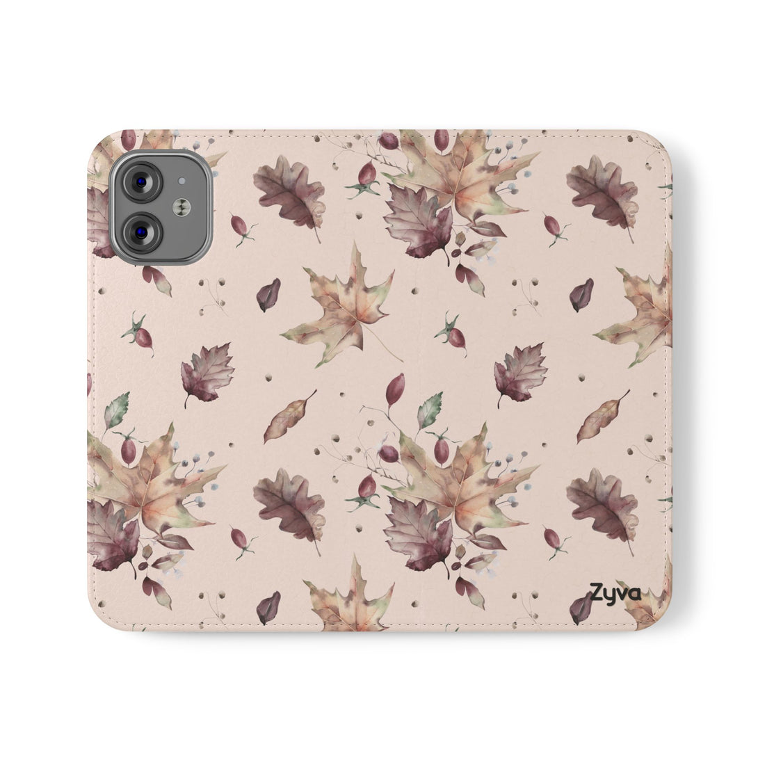 Crimson Crunch Phone Folio Case