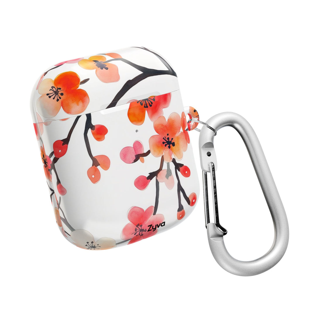 Red Florals AirPod Case