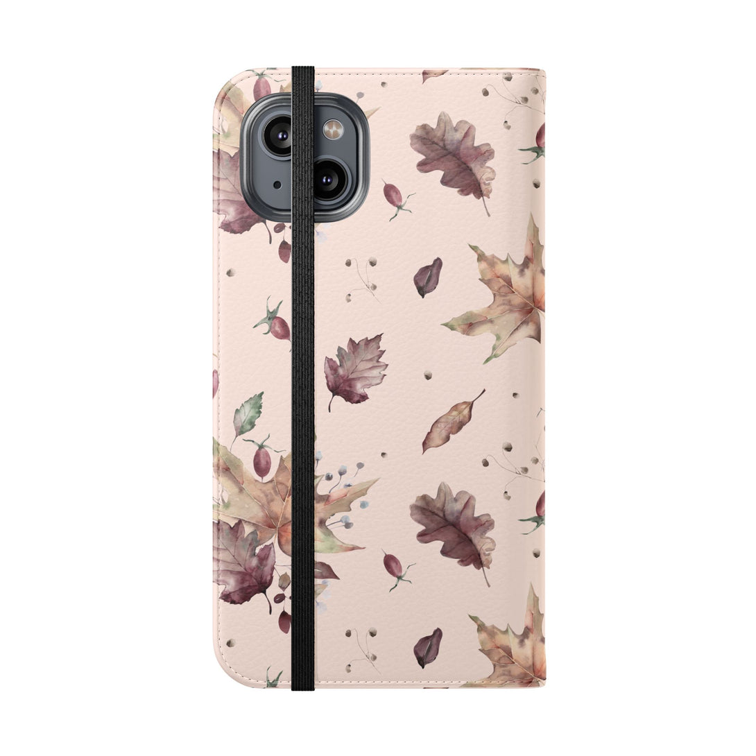 Crimson Crunch Phone Folio Case