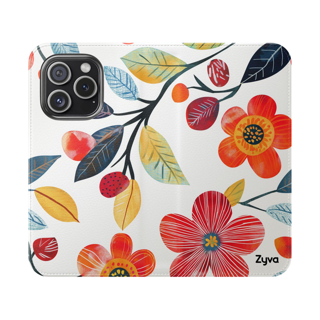 Midnight Tropic Phone Folio Case