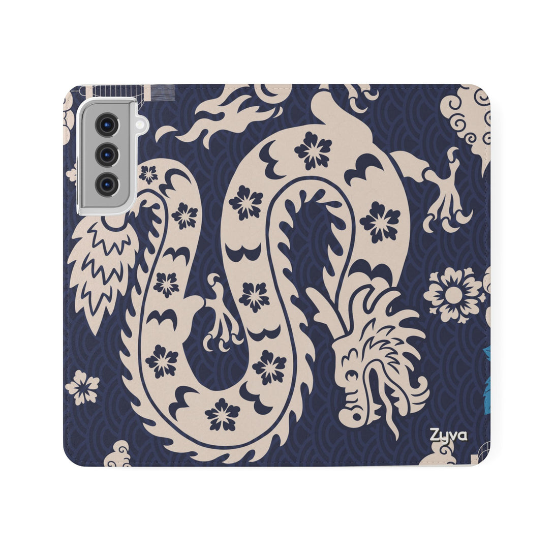 Sakura Serpent Phone Folio Case