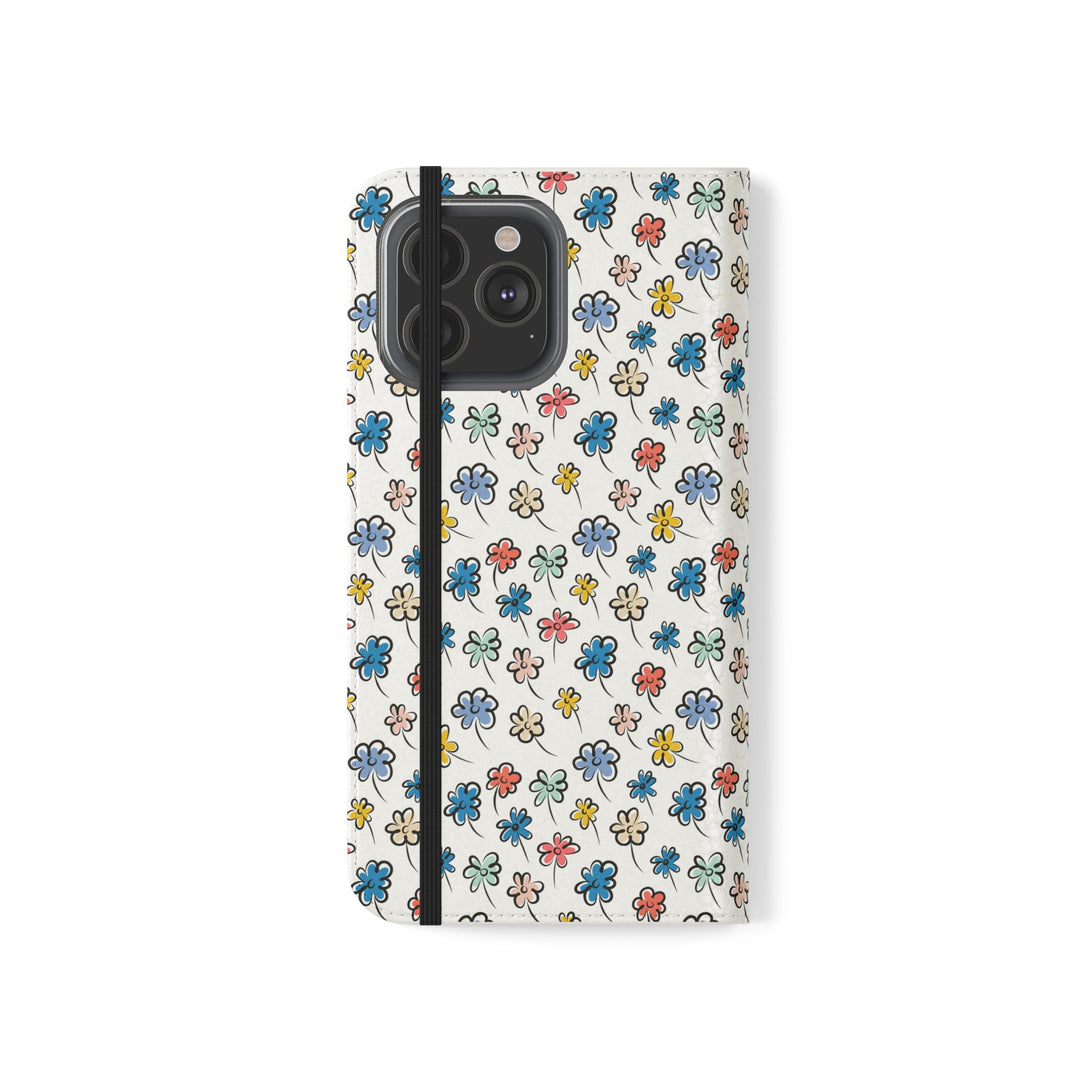 Sunny Scribbles Phone Folio Case