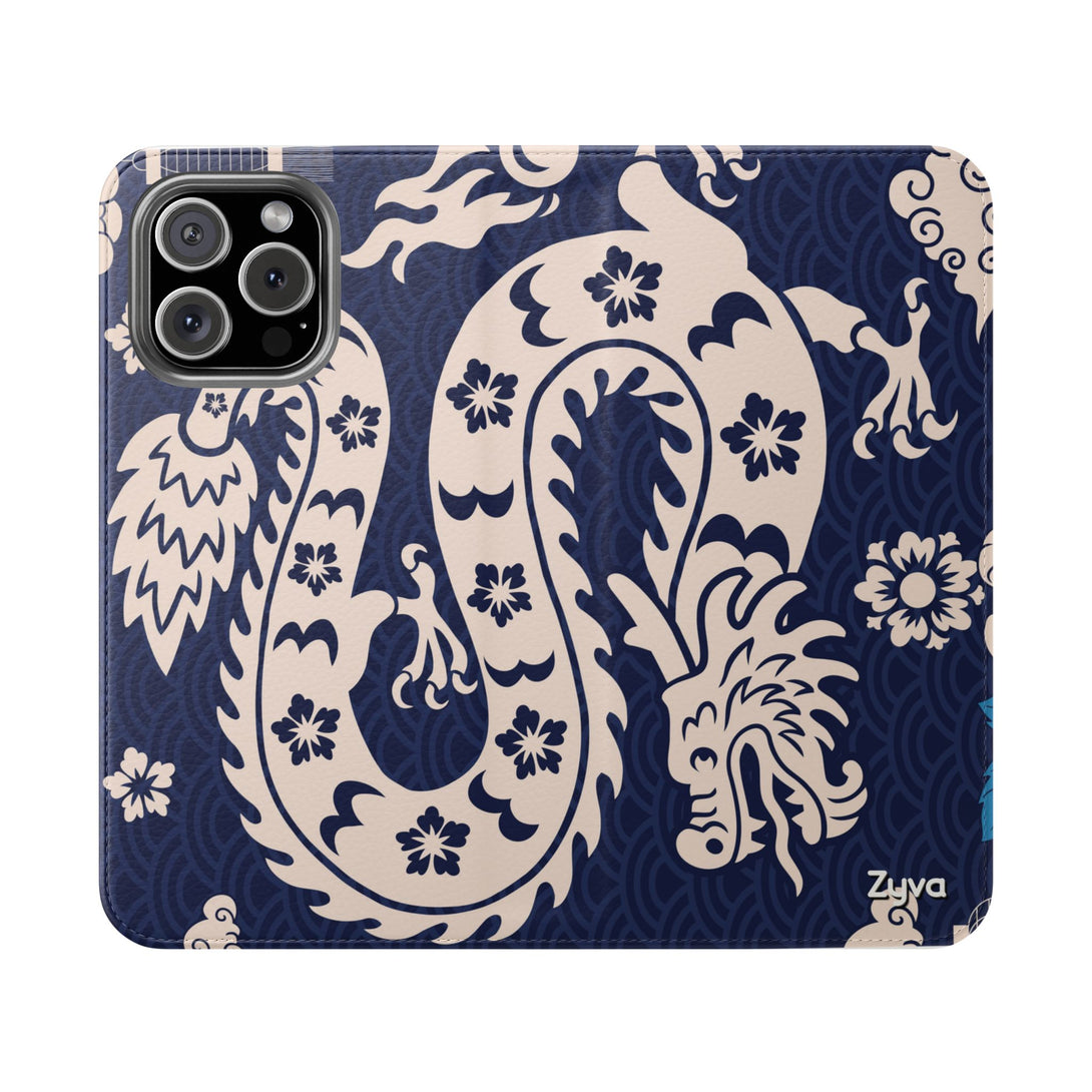 Sakura Serpent Phone Folio Case