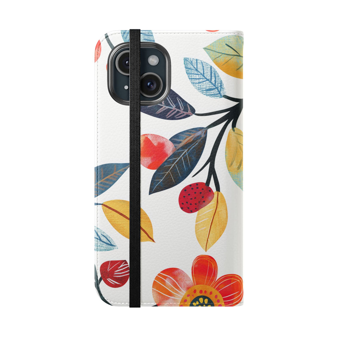 Midnight Tropic Phone Folio Case
